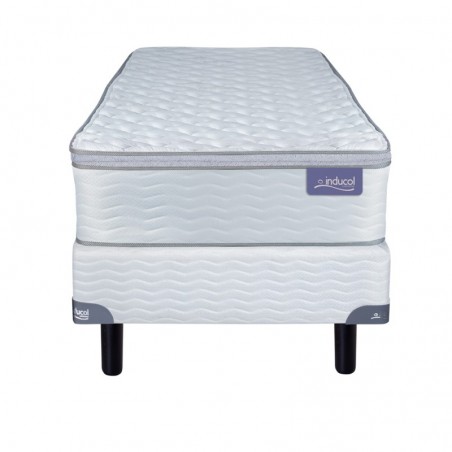 COLCHÓN + SOMMIER INDUCOL DATA PT RESORTES 80X190