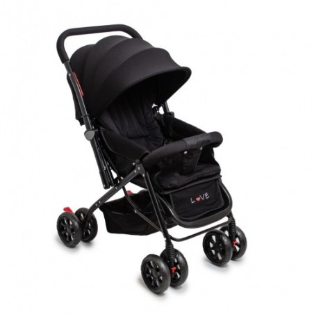 COCHE CUNA LOVE NEGRO