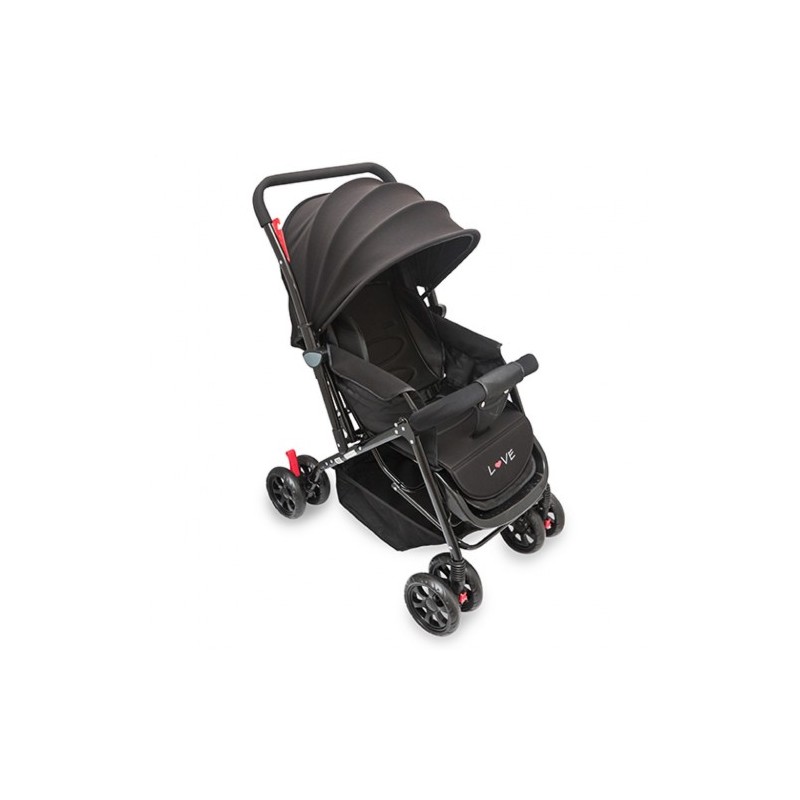 COCHE CUNA LOVE NEGRO